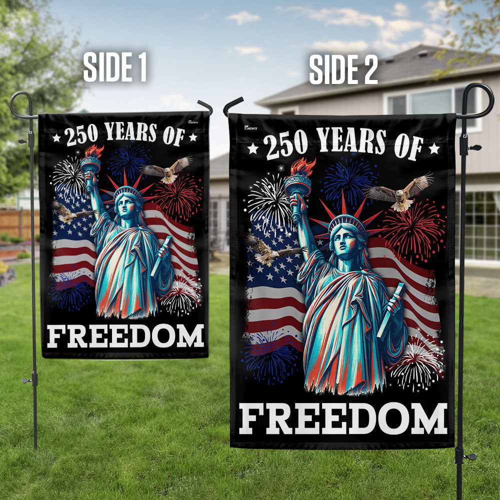 250 Years of Freedom American Flag - Patriotic Independence Day Banner