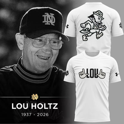 Thanks for the Memories - Legacy Of Lou Holtz T-Shirt White - Notre Dame Lou Holtz Shirt