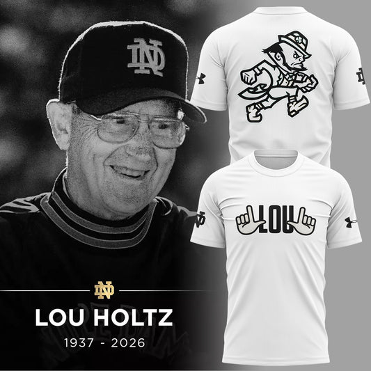 Thanks for the Memories - Legacy Of Lou Holtz T-Shirt White - Notre Dame Lou Holtz Shirt