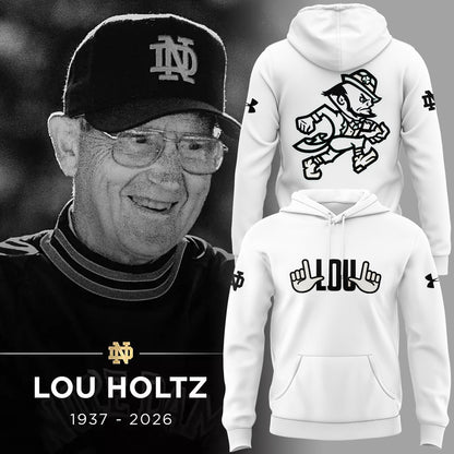 Thanks for the Memories - Legacy Of Lou Holtz Hoodie White And Black - Notre Dame Lou Holtz Shirt