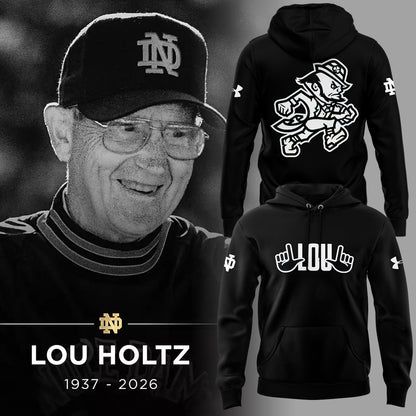 Thanks for the Memories - Legacy Of Lou Holtz Black Hoodie - Notre Dame Lou Holtz Shirt
