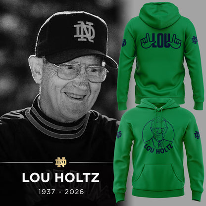 Thanks for the Memories - Legacy Of Lou Holtz Hoodie Green - Notre Dame Lou Holtz Shirt