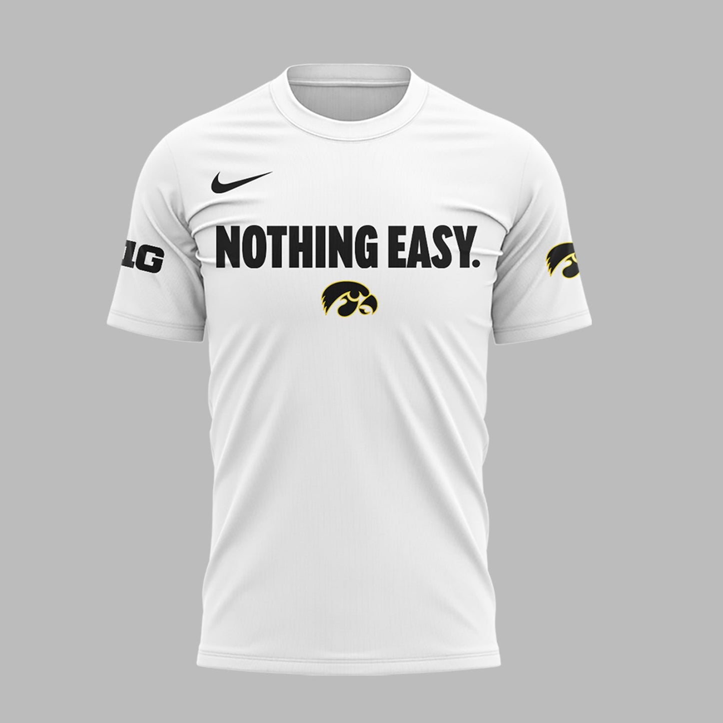Special New Iowa Hawkeyes Nothing Easy T-Shirt
