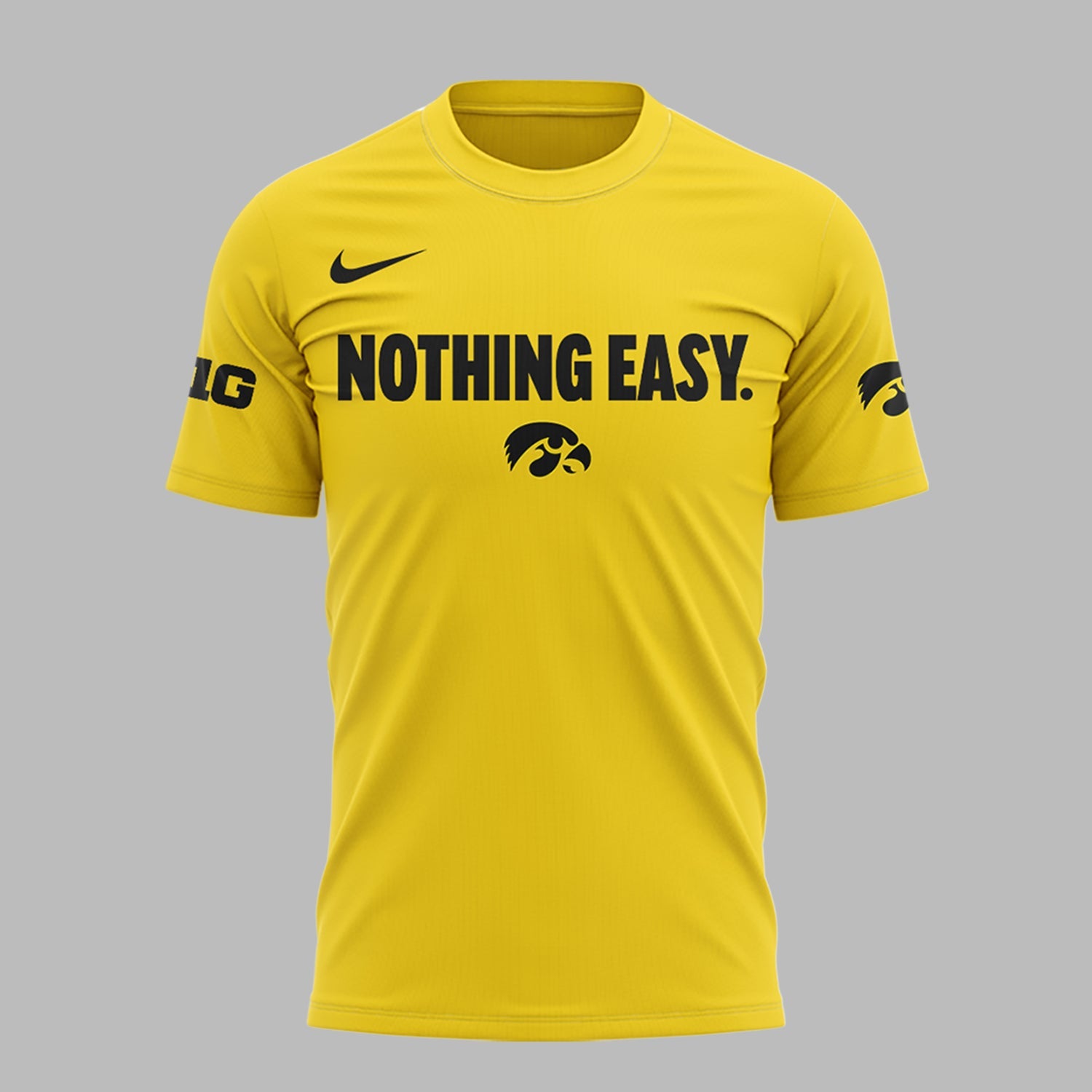Special New Iowa Hawkeyes Nothing Easy T-Shirt