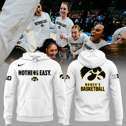 Special New Iowa Hawkeyes Nothing Easy Hoodie