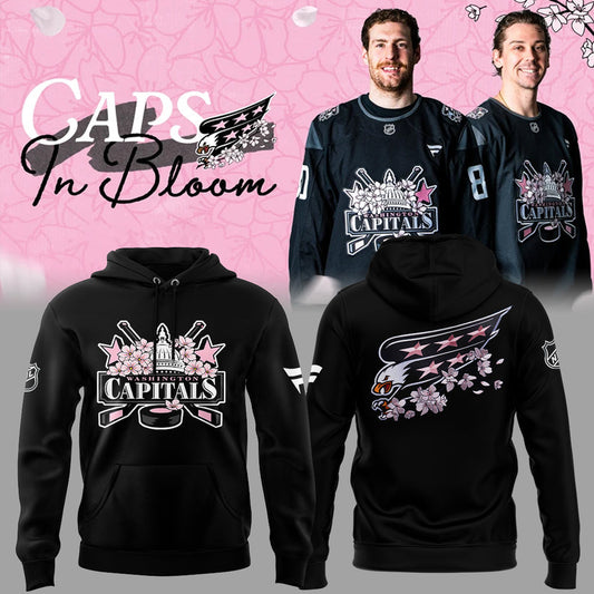 Caps In Bloom Collection -  Washington Capitals Cherry Blossom 2026 Hoodie