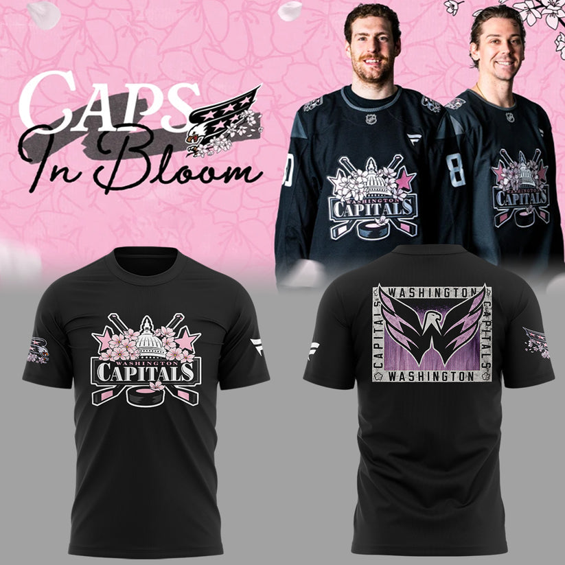 Caps In Bloom Collection -  Washington Capitals Cherry Blossom 2026 Shirt