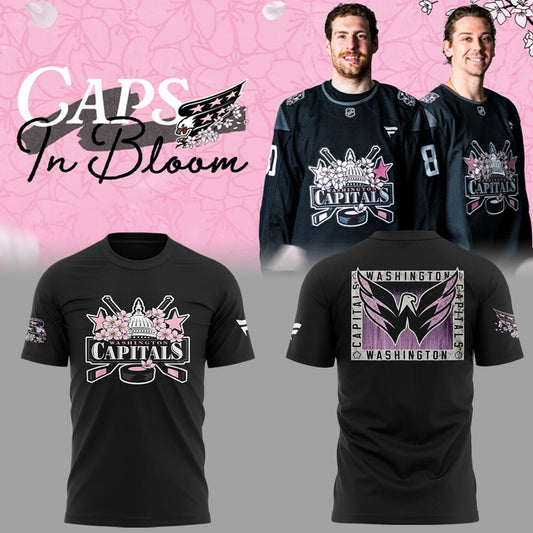 Caps In Bloom Collection -  Washington Capitals Cherry Blossom 2026 Shirt