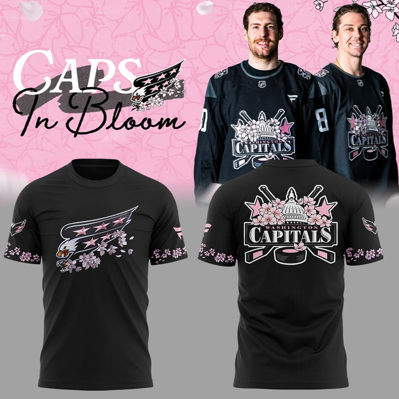 Caps In Bloom Collection -  Washington Capitals Cherry Blossom 2026 Shirt