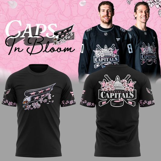 Caps In Bloom Collection -  Washington Capitals Cherry Blossom 2026 Shirt