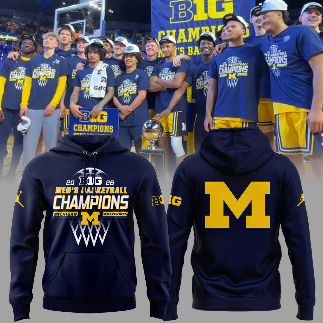 Limited Edition Michigan Wolverines B10 Mbb Champions Hoodie