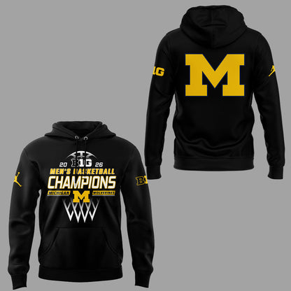 Limited Edition Michigan Wolverines B10 Mbb Champions Hoodie