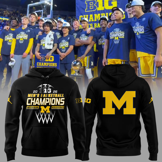 Limited Edition Michigan Wolverines B10 Mbb Champions Hoodie