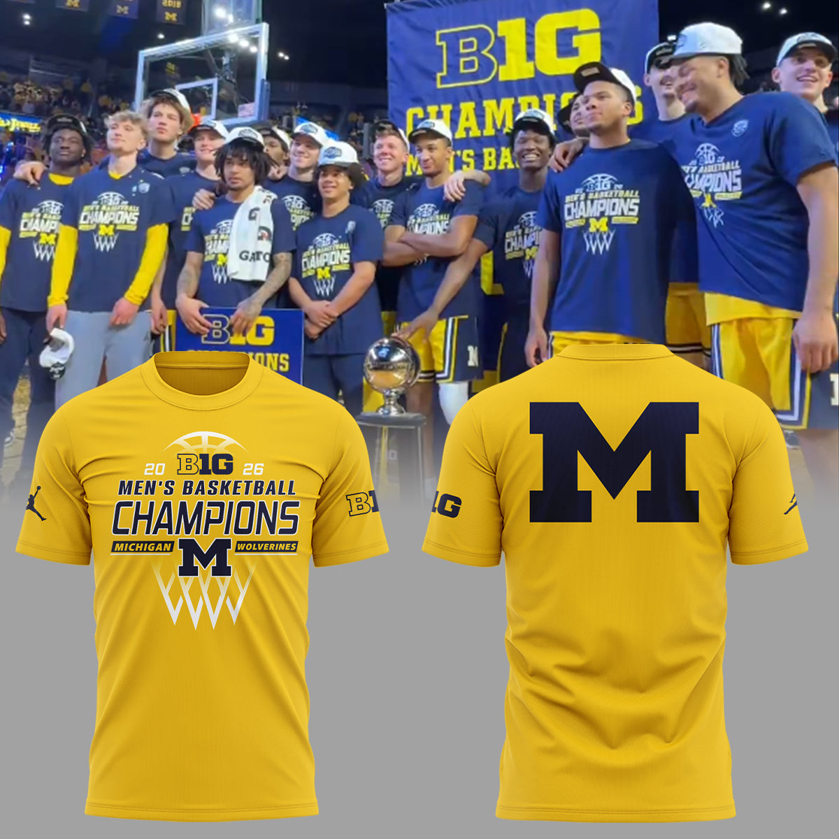 Limited Edition Michigan B10 Mbb Champions T-shirt