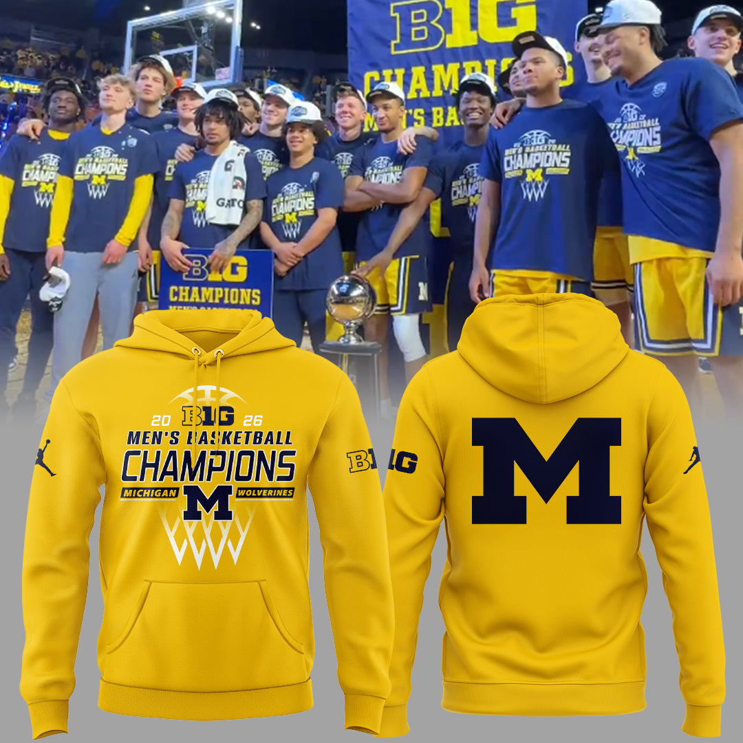 Limited Edition Michigan Wolverines B10 Mbb Champions Hoodie