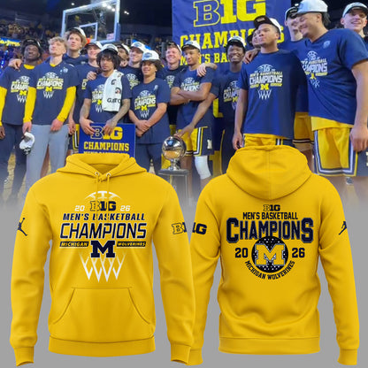 Limited Edition Michigan Wolverines B10 Mbb Champions Hoodie