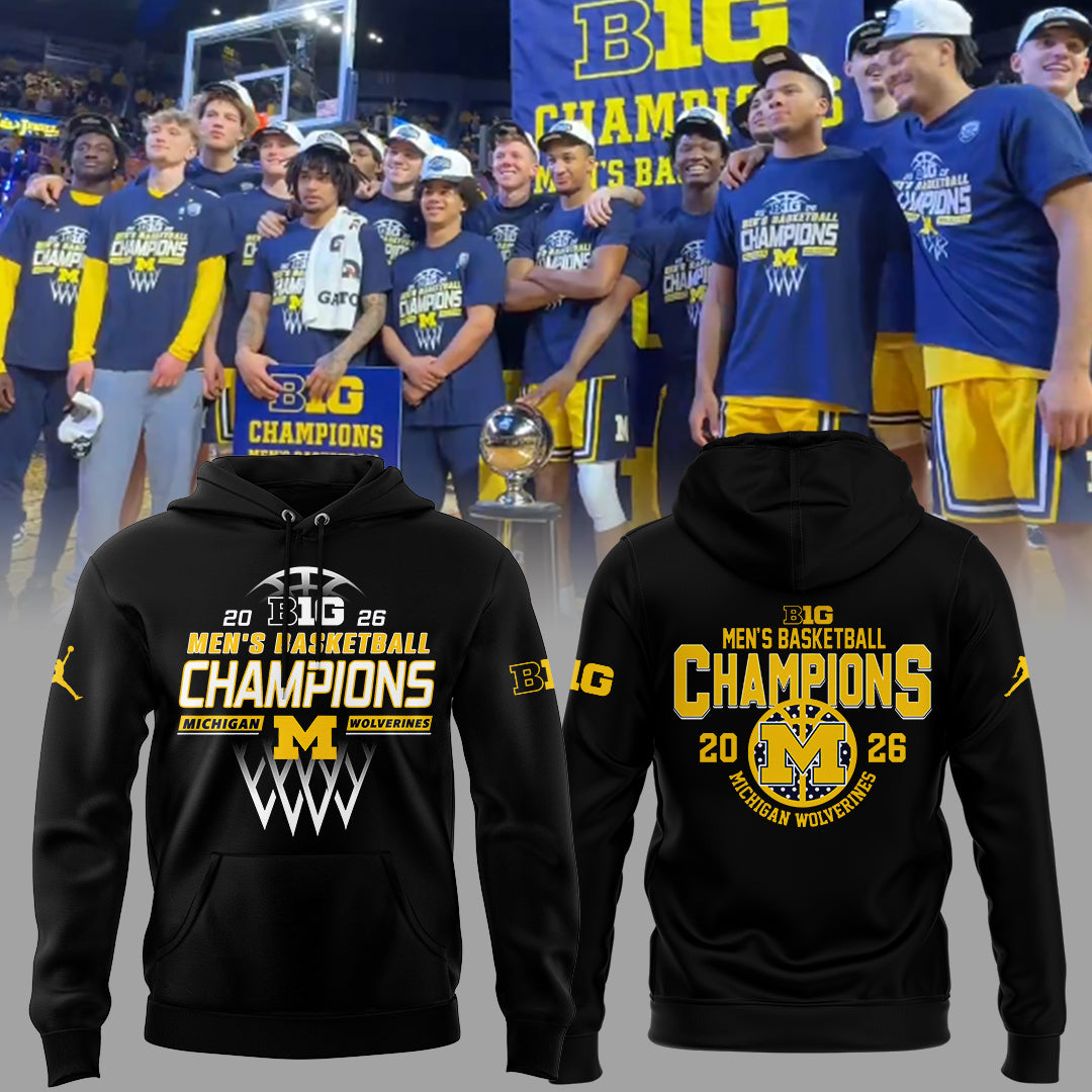 Limited Edition Michigan Wolverines B10 Mbb Champions Hoodie