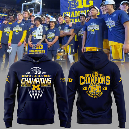 Limited Edition Michigan Wolverines B10 Mbb Champions Hoodie