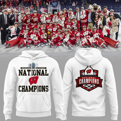 Limited Edition Wisconsin Badgers 2026 Women’s Hockey National Champions🏆 Hoodie