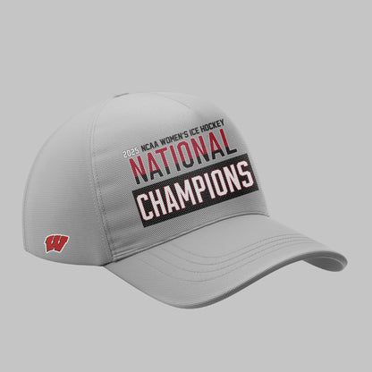 Wisconsin Badgers 2025  Women's Hockey Tournament Champions T-Shirt