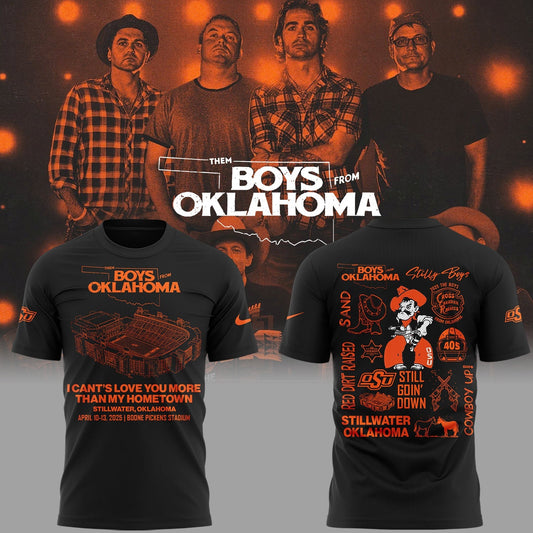 Limited Edition The Boys From Oklahoma Black T-Shirt