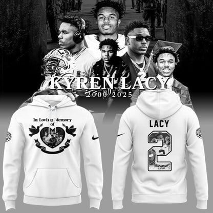 LSU In Loving Memory Of Kyren Lacy Hoodie White