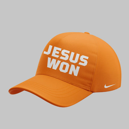 JESUS WON Shirt - Tennessee Baseball JESUS WON T-Shirt Orange