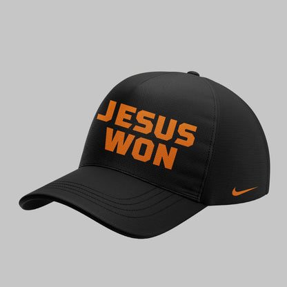 Tennessee Baseball JESUS WON T-Shirt Black - Jesus First Family Second Then Vols Shirt