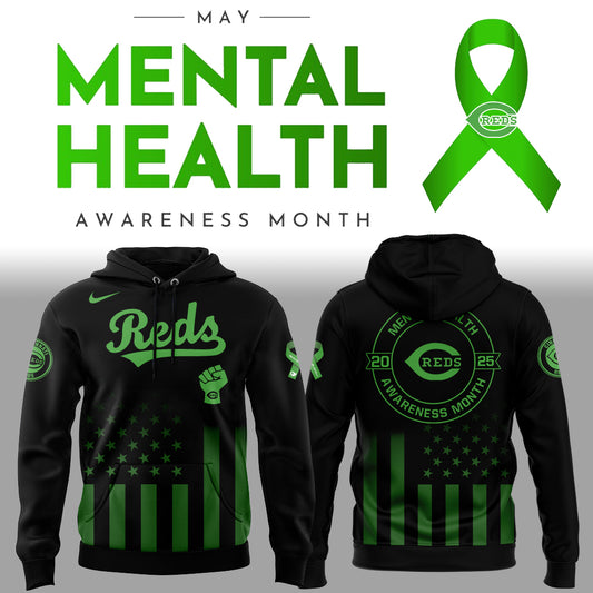 Cincinnati Reds x Mental Health Awareness Month 2025 Hoodie