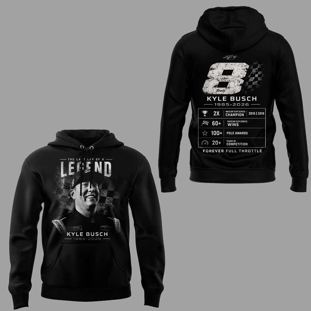 Kyle Busch "Rowdy Forever" Limited Edition Racing Tribute Hoodie | CE74