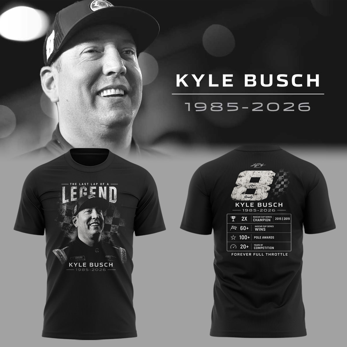 Limited Edition Rowdy Forever Racing Tribute Shirt | RE76