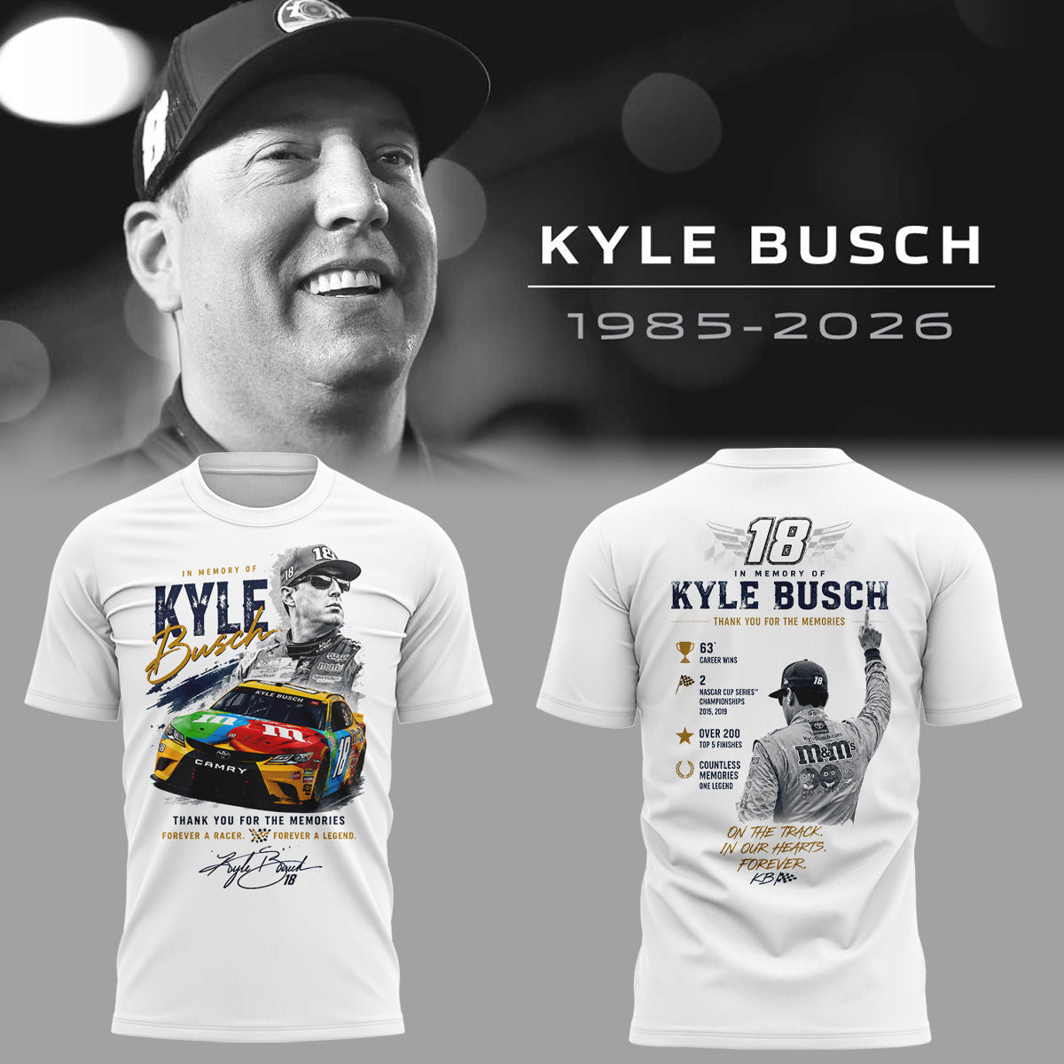 Limited Edition Rowdy Forever Racing Tribute Shirt | IR54