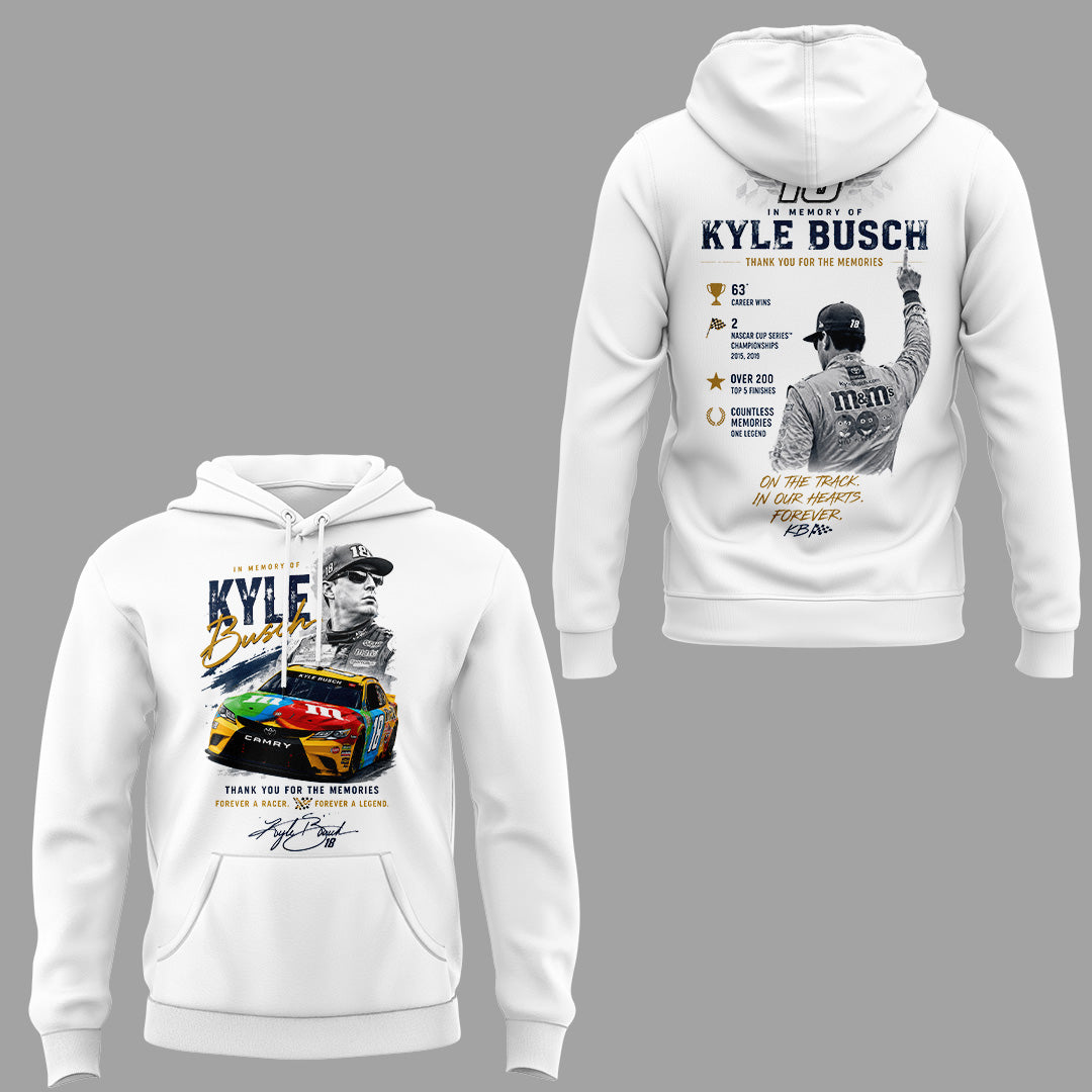 Kyle Busch "Rowdy Forever" Limited Edition Racing Tribute Hoodie | PS95