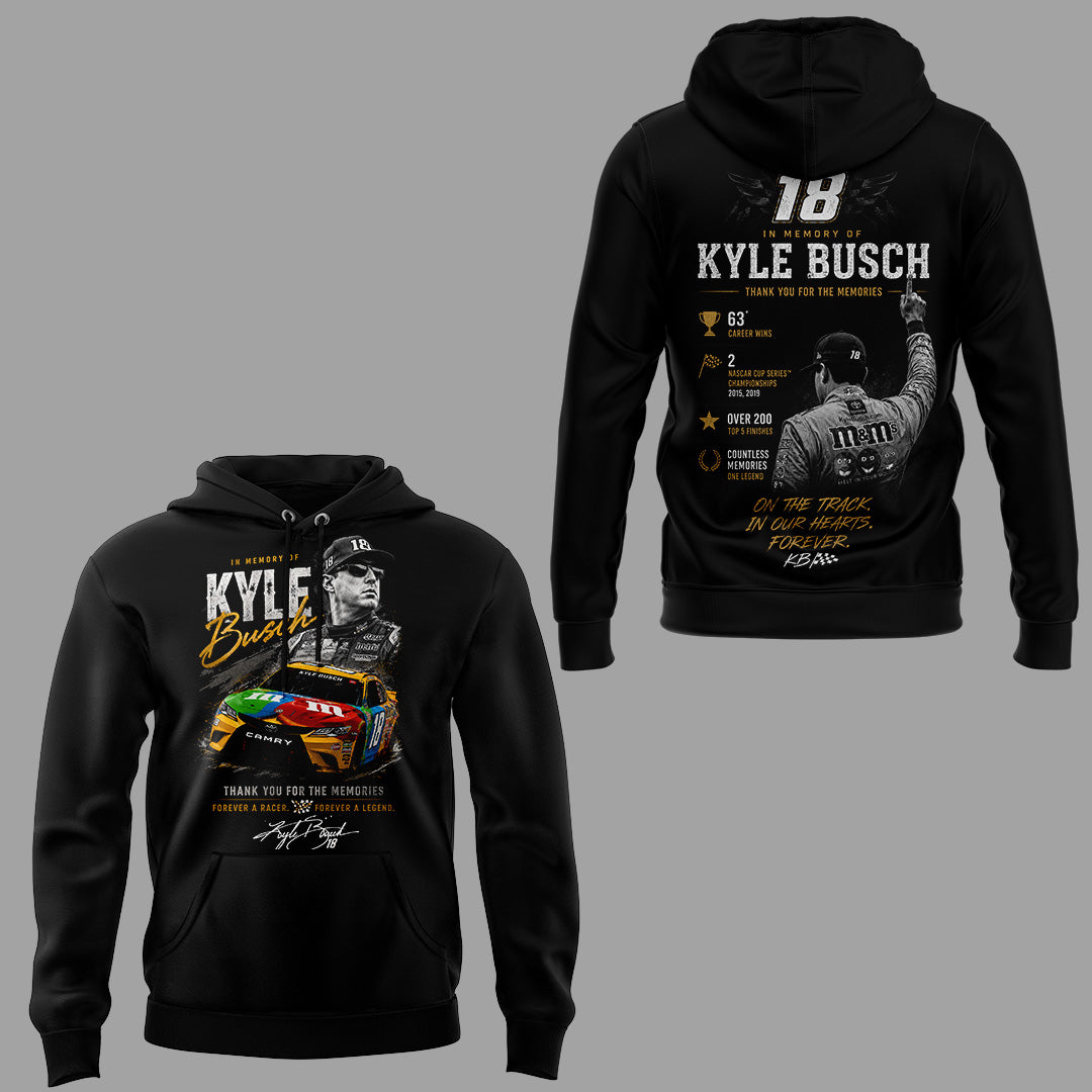 Kyle Busch "Rowdy Forever" Limited Edition Racing Tribute Hoodie | LF63
