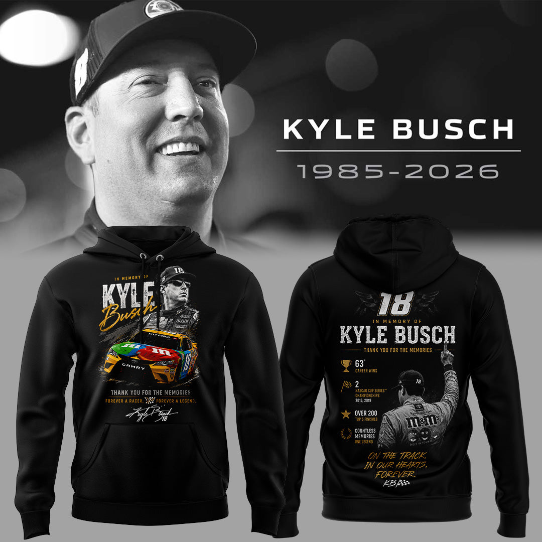 Kyle Busch "Rowdy Forever" Limited Edition Racing Tribute Hoodie | LF63
