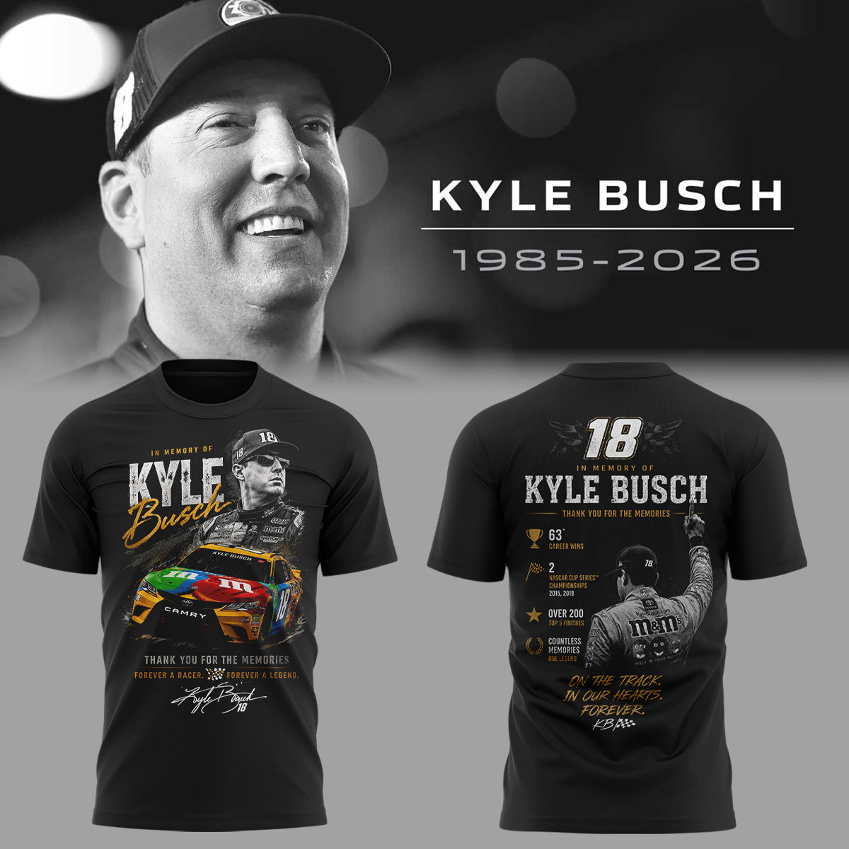 Limited Edition Rowdy Forever Racing Tribute Shirt | KG87