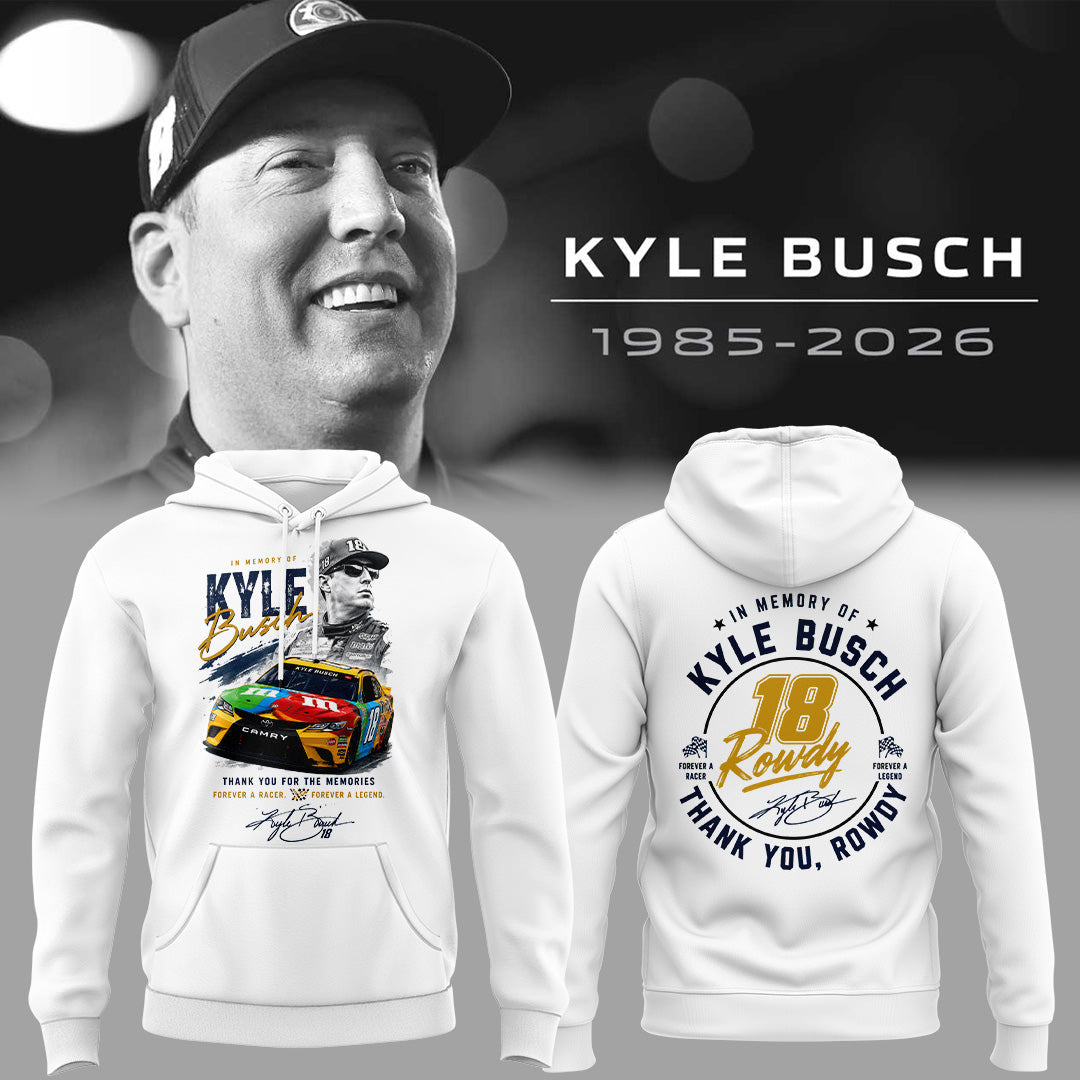 Kyle Busch Rowdy Forever Racing Tribute Hoodie – Limited Edition | JD22