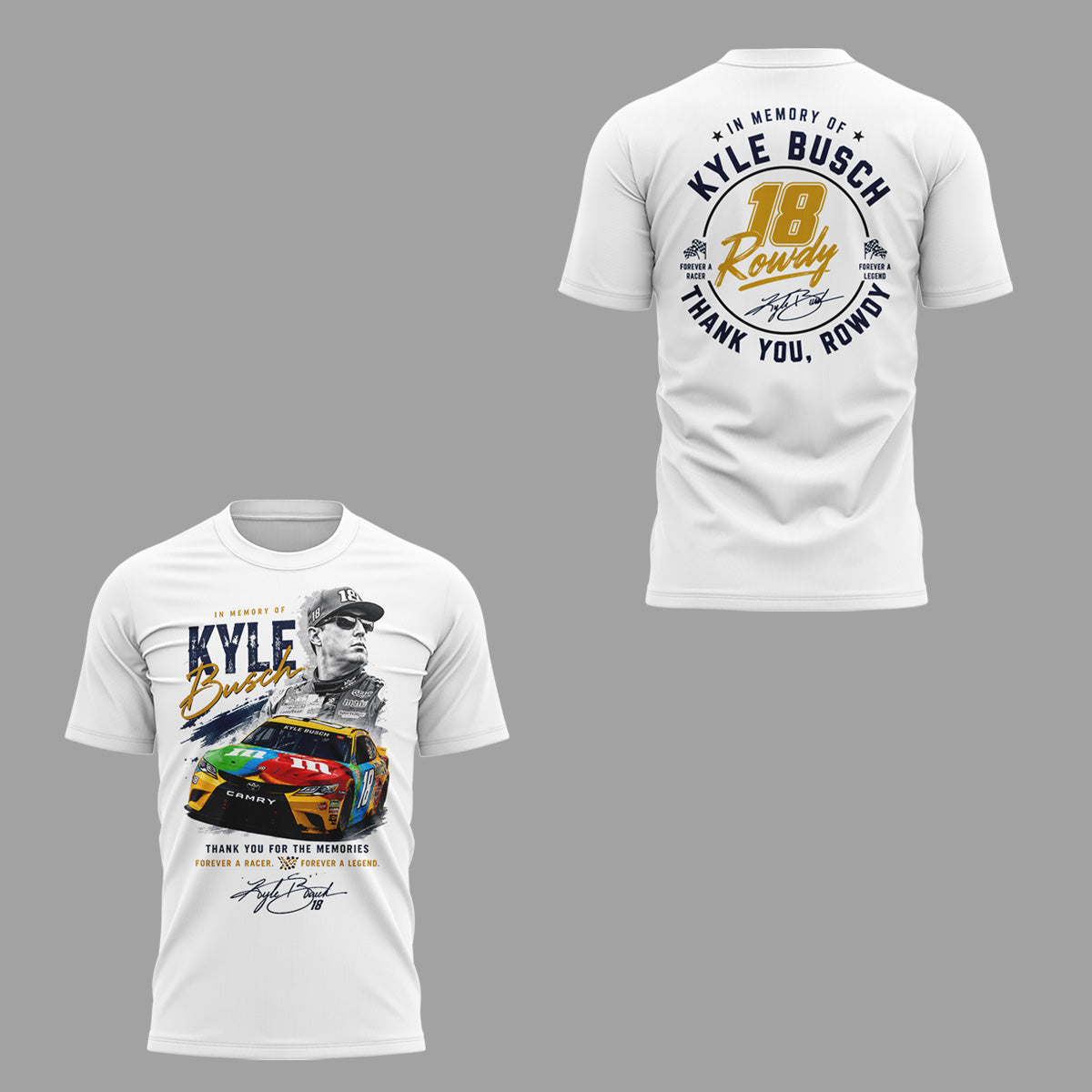 Limited Edition Rowdy Forever Racing Tribute Shirt | MA52