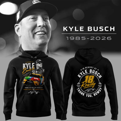 Limited Edition Kyle Busch Rowdy Forever Tribute Racing Hoodie | FK68