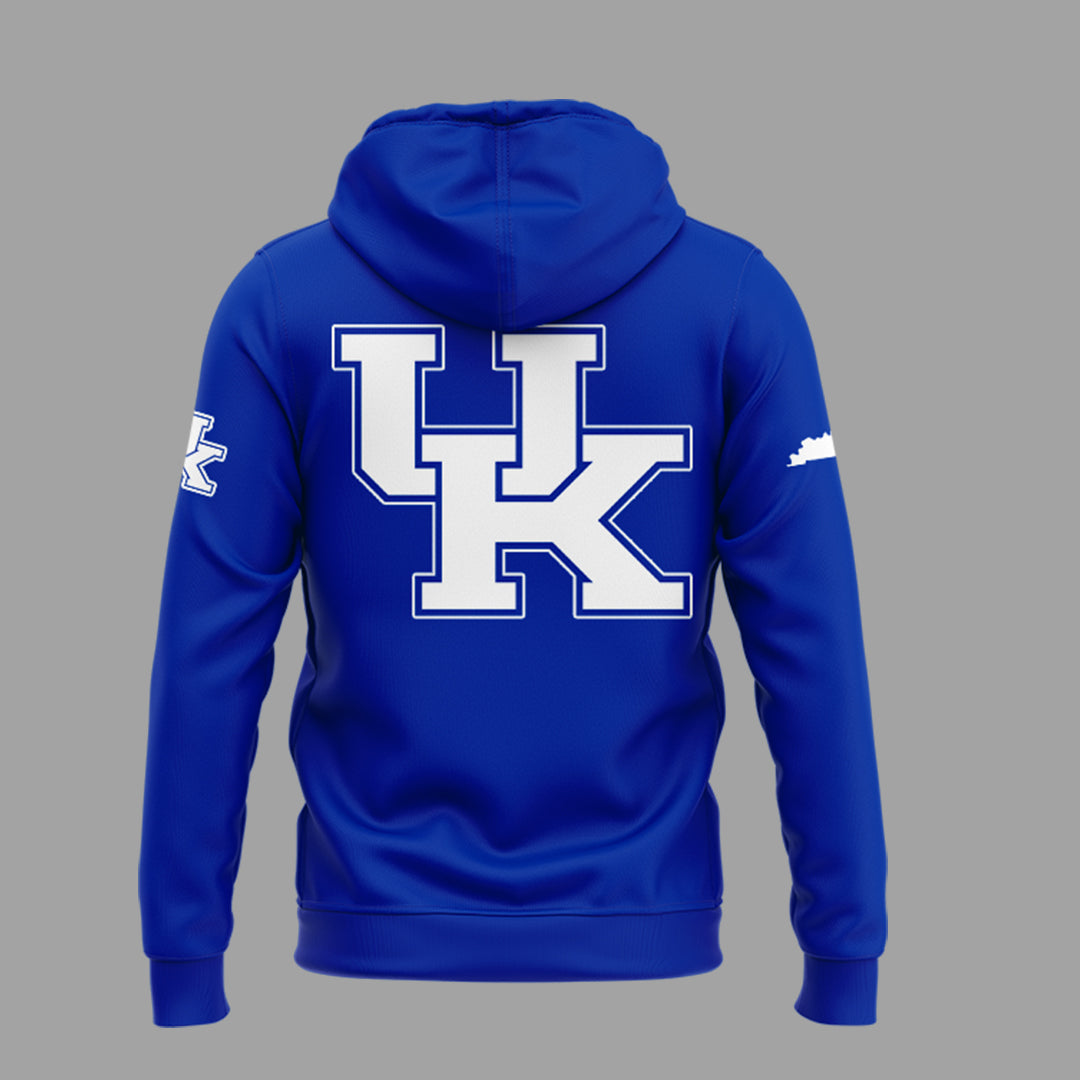 Limited Edition Kentucky Wildcats Basketball New Blue Hoodie