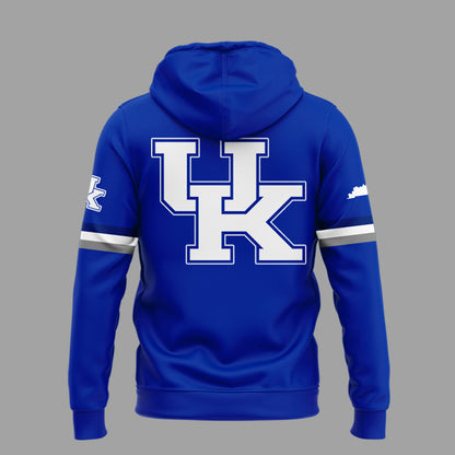 Limited Edition Kentucky Wildcats Basketball New Blue Hoodie
