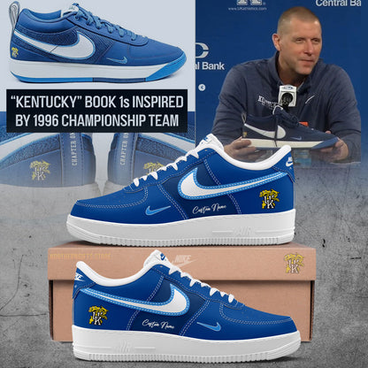 .Special editions for a new chapter Kentucky Wildcats AF1 Sneaker Men's Basketball Custom Name