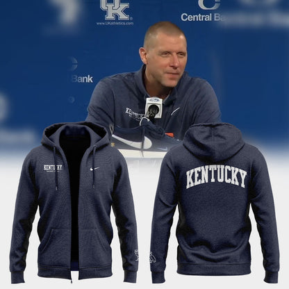 Special editions for a new chapter Kentucky Wildcats Men's Basketball Zipper Hoodie