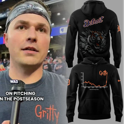 Limited Edition Tarik Skubal x Detroit Tigers Gritty 2024 Hoodie Set