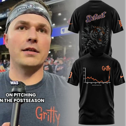 Limited Edition Tarik Skubal x Detroit Tigers Gritty 2024 T-Shirt