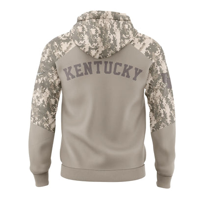 Kentucky Wildcats Men's Basketball Salute To Service Hoodie