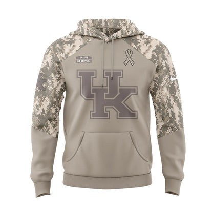 Kentucky Wildcats Men's Basketball Salute To Service Hoodie