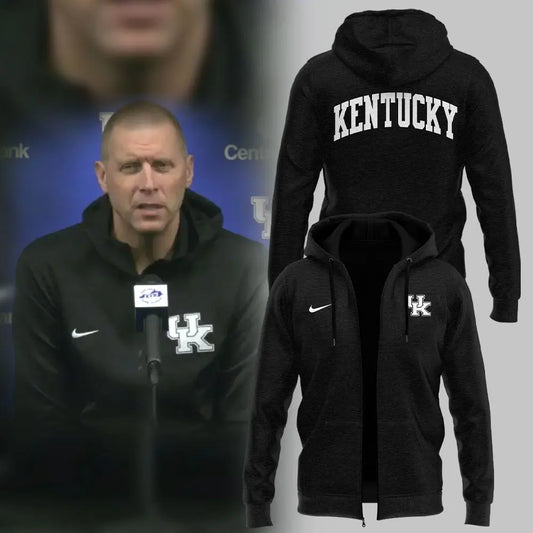 Coach Kentucky Wildcats Men's Basketball Zip Hoodie