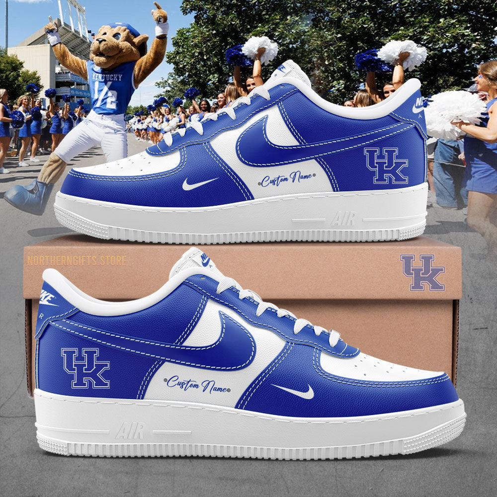 Kentucky Wildcats AF1 Sneaker Custom Name For Fans Shoes
