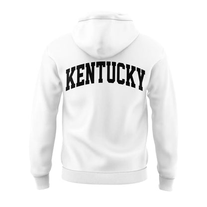 Kentucky Wildcats Men's Basketball White Hoodie 2025 New Season